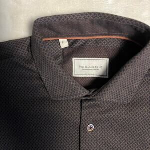 Williams & Kent Button Down Shirt Mens L Thick Cotton Blend Luchiano Visconti